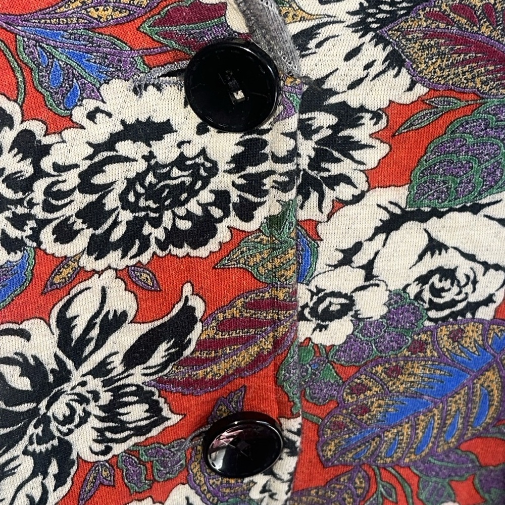 Bigio Collection Floral women’s Blackzer size 10 - Picture 6 of 12